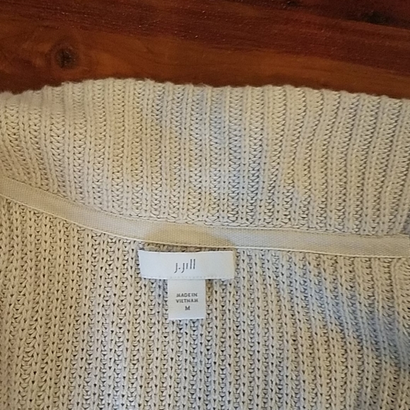 Thigh length, button collard cardigan - Picture 3 of 4